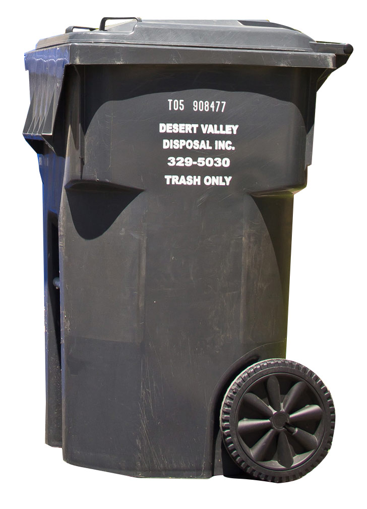 commercial trash can