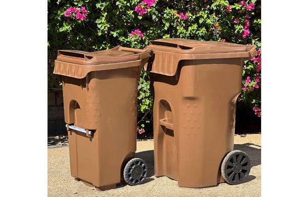 commercial organics brown carts