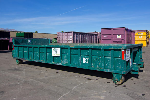 10 cubic yard rolloff bin