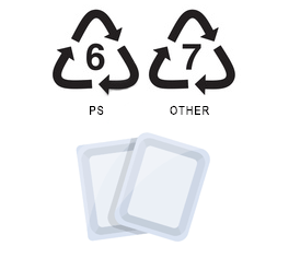 Polystyrene plastics to recycle